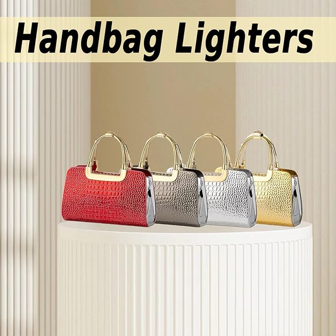 Cute Pretty Lighter Butane, Soft Flame Lighter Fashion Nice Lighter, Unique for Women Candles Gift Camping BBQ (No Butane Fule) (06#)