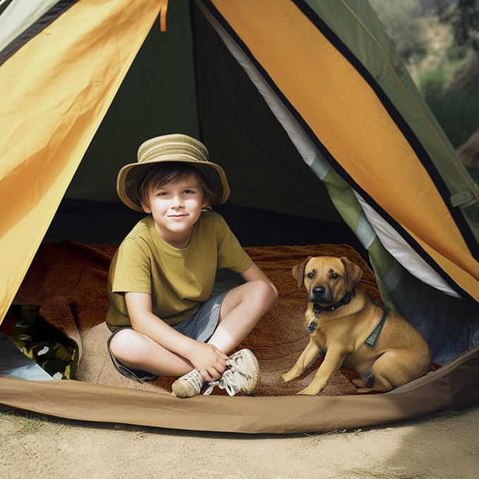 Outdoor Camping Blanket - Puffy Ultralight Packable Blankets for Sleeping, Camp, Travel, Hiking, Stadium, Sherpa Fleece Warm Puffer Portable Camping Quilt, DWR,Machine Washable,56"x 78"