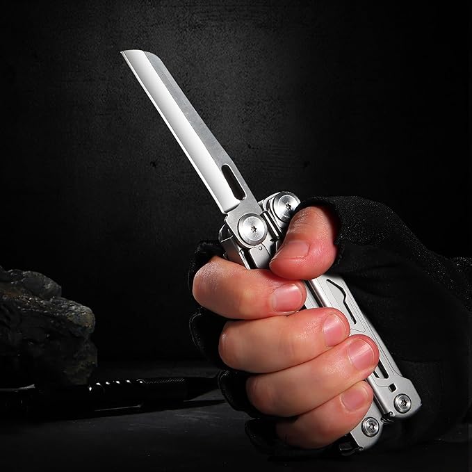Multitool Pliers, 17-In-1 Heavy Duty Survival Multi-Tool with Sheath, Perfect Gadgets for EDC Survival Camping Hiking, Stocking Stuffers and Gifts for Men