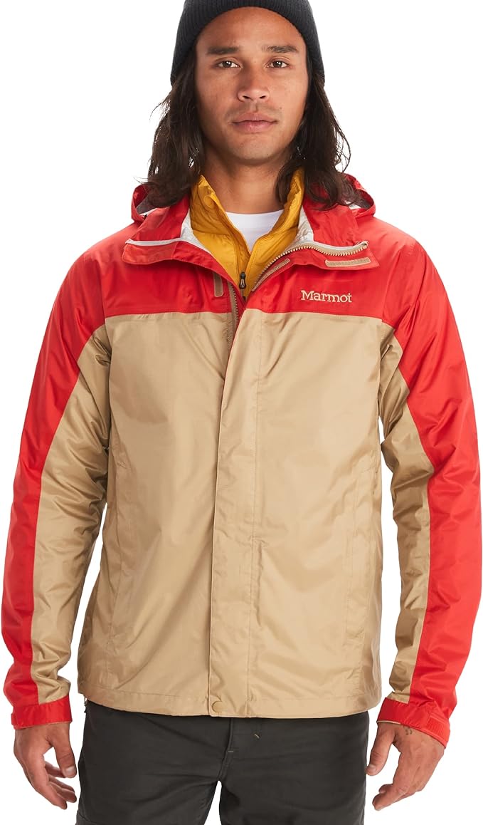 MARMOT Men's Precip Eco Waterproof Rain Jacket - 100% Recycled, Breathable, Lightweight, Packable Raincoat
