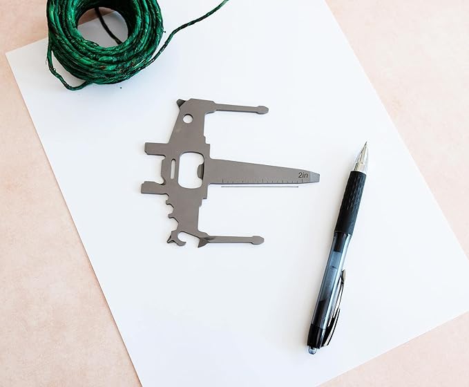 Star Wars X-Wing Pocket Size 9-In-1 Portable Multitool Kit | Hand Tool Gadgets For Camping, Survival Gear