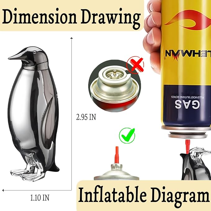 Cute Cartoon Animal Lighter Butane Refill, Pretty Aesthetic, Unique for Women Candles Gifts Camping BBQ (No Butane Fule) (19#)