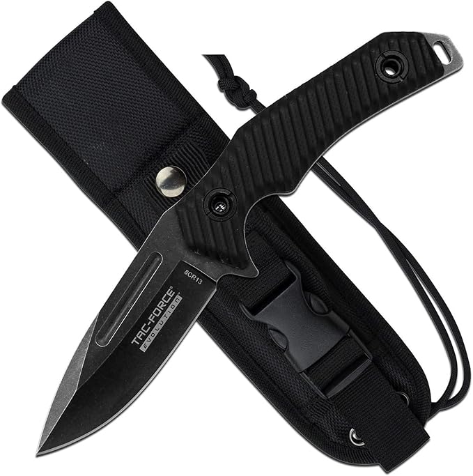 Tac Force Evolution Fixed Blade Knife - TFE-FIX006-BK
