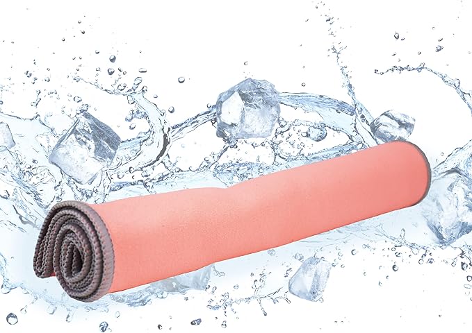 FROGG TOGGS Chilly Pad Pro Soft Microfiber Instant Cooling Towel, Machine Washable, 33”x10.5”