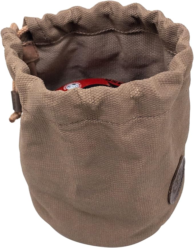 Camping Stove Tank Bag Handmade from Waxed Canvas - Fatigue