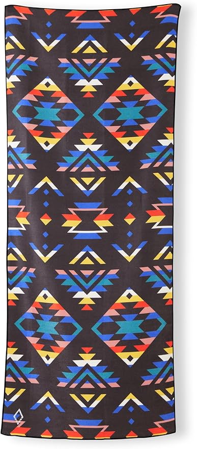 Nomadix Original Towel - Perfect for Beach, Pool, Travel, Camping, Yoga - Made with Recycled Materials - Super Absorbent - Sand Resistant - Cascades Multi - 72.5x30