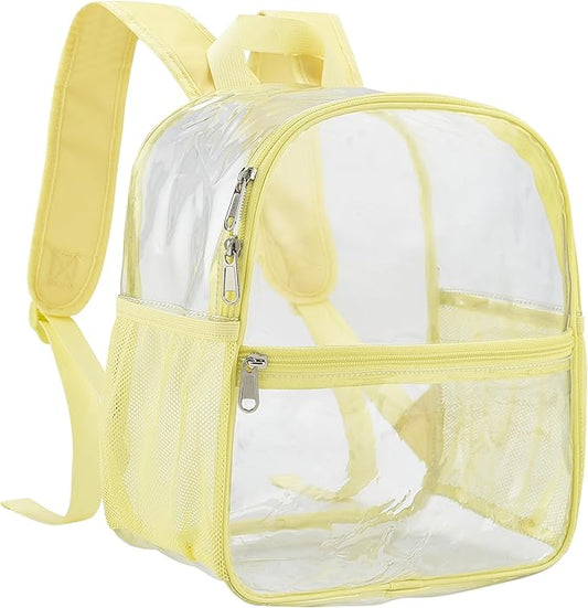 USPECLARE Clear Backpack for Stadium Approved 12×6×12, Water proof Clear Bag for Stadium Events and Concert Work Sport Event