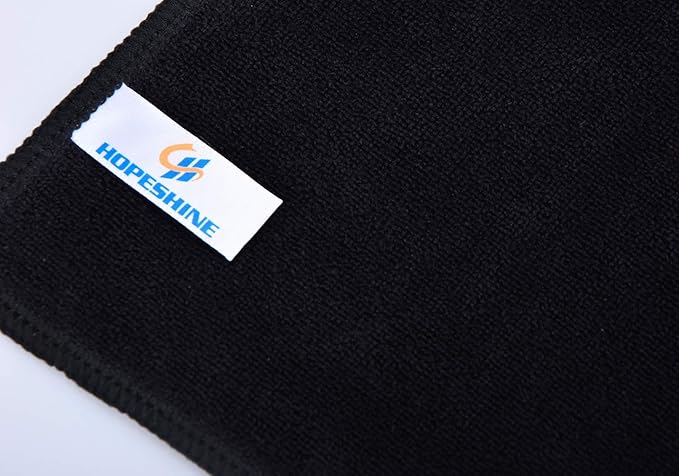 Home Gyms Towel for Men Women Microfiber Gym towels Cycling Workout Sweat Towel Set Quick Dry Exercise Sports Travel Towel Fast Drying 2-Pack (Black x2)