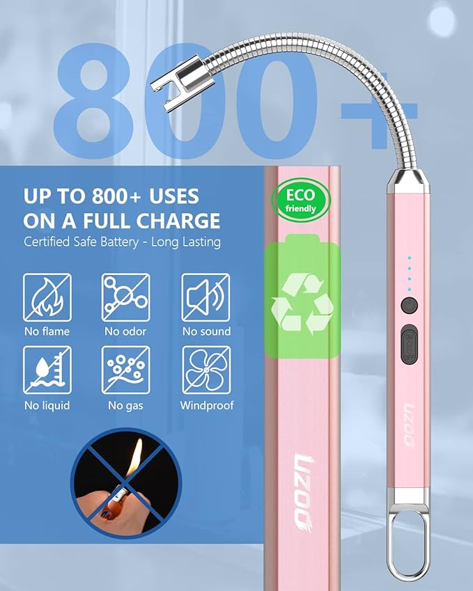 Candle Lighter Long Lighter (Pink)
