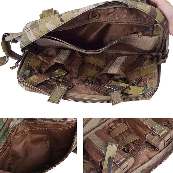 EMERSONGEAR Chest Pack Recon Kit Bag,Multi-Function Tool Pouch,Molle Vest Pouch Chest Bag for Men Tactical