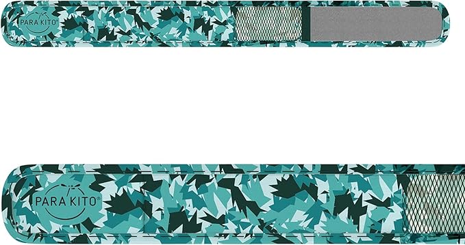 PARA'KITO Mosquito Insect & Bug Protection Wristband - Mosquito Stickers & Bug Spray Alternative - Summer Essentials, Beach Accessories, Hiking & Camping Essentials - Natural Essential Oils (Conceal)