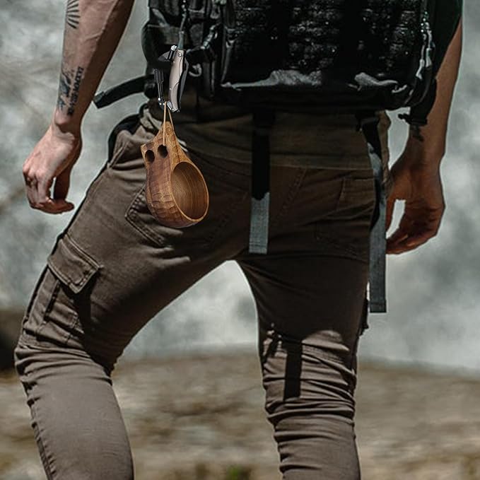 Multitool Carabiner with Knife : EDC Carabiners Keychain,LED Flashlight,Glass Breaker and Bottle Opener,Tactical Carabiner Multi-Tools and Outdoor Survival Gear for men