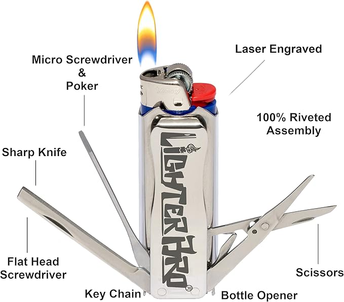 LighterBro Stainless Steel Lighter Sleeve