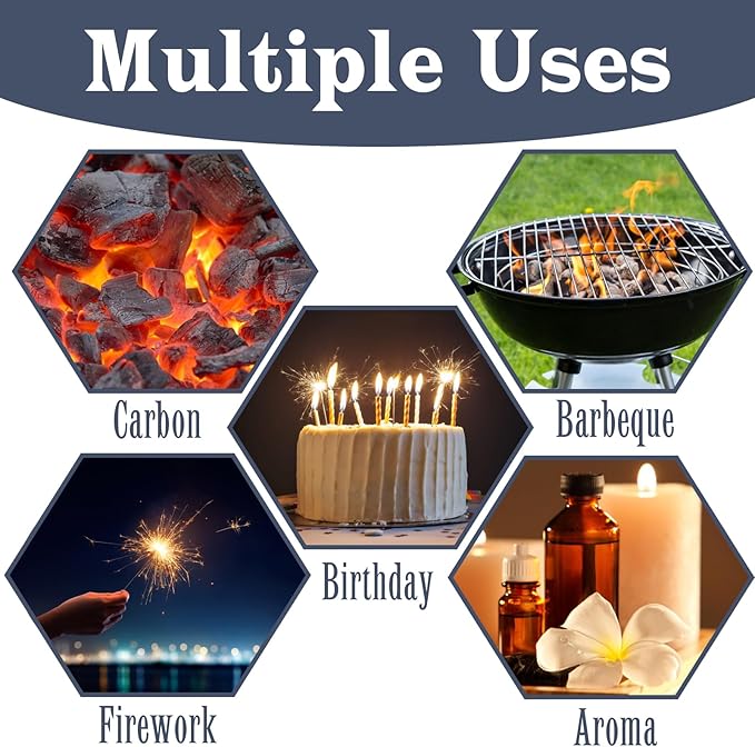 Pretty Cute Lighter Butane, Carving Soft Flame Lighter, Unique for Women Candles Gifts Camping BBQ (No Butane Fule) (08#)
