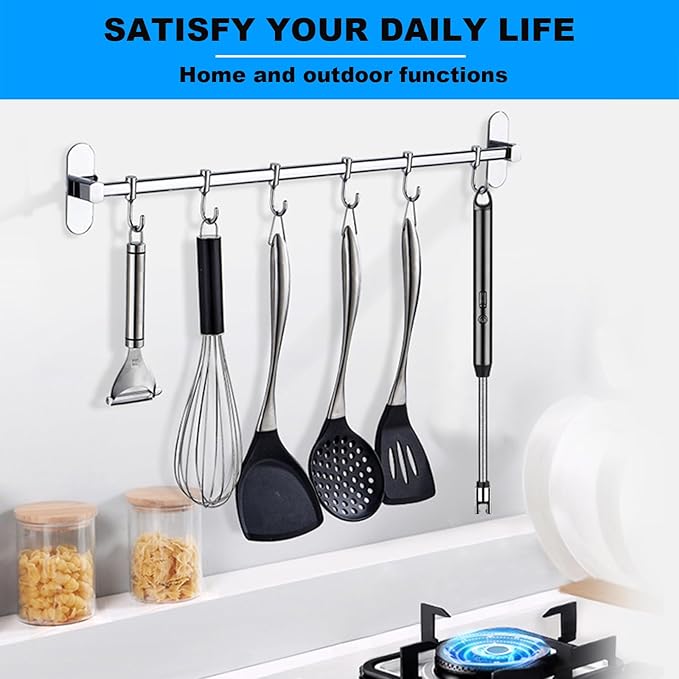 Electric Candle Lighter, Upgraded Lighter Rechargeable USB Lighter with LED Indicator, Flexible Long Neck Lighters for Candles, Camping, BBQs, Gas Stoves