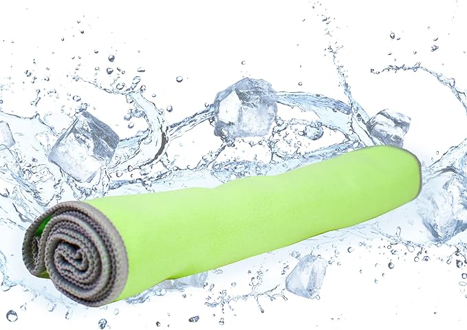 FROGG TOGGS Chilly Pad Pro Soft Microfiber Instant Cooling Towel, Machine Washable, 33”x10.5”