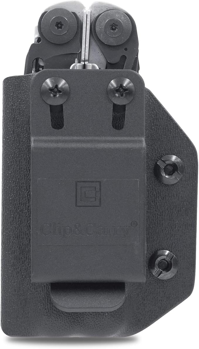 Clip & Carry Kydex Multitool Sheath for LEATHERMAN Surge - Made in USA (Multi-Tool not Included) EDC Multi Tool Sheath Holder Holster Cover