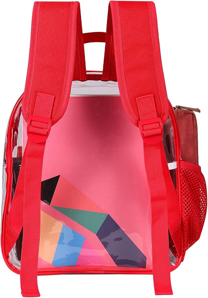 USPECLARE Clear Backpack for Stadium Approved 12×6×12, Water proof Clear Bag for Stadium Events and Concert Work Sport Event