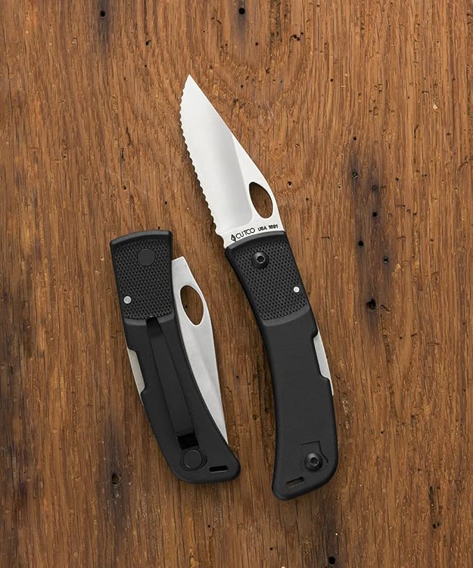 Cutco 1891 Lockback Knife with 2-3/4" Double-D Serrated Edge Blade