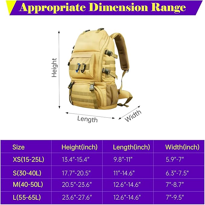 Waterproof Backpack Rain Cover with Reflective Strip for Mountaineering, Traveling, Cycling, Camping and Outdoor