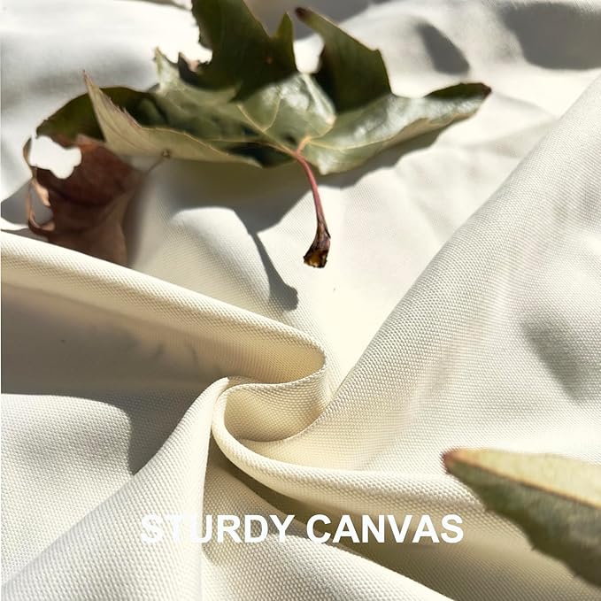 57”x 79”,Extra Large White Picnic Blanket Water Resistant,Outdoor Blanket,Park Beach Blanket,Camping Mat Light Weight Sturdy Canvas