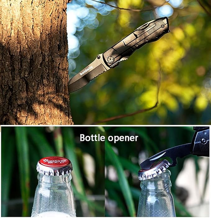 Multitool pocket Knife 16 in 1,with Saw,Blade,Plier,Screwdrivers,Bottle Opener,Folding knife,for Camping,Outdoor Survival knife,Emergency Use,Perfect Gifts for Men and Dads