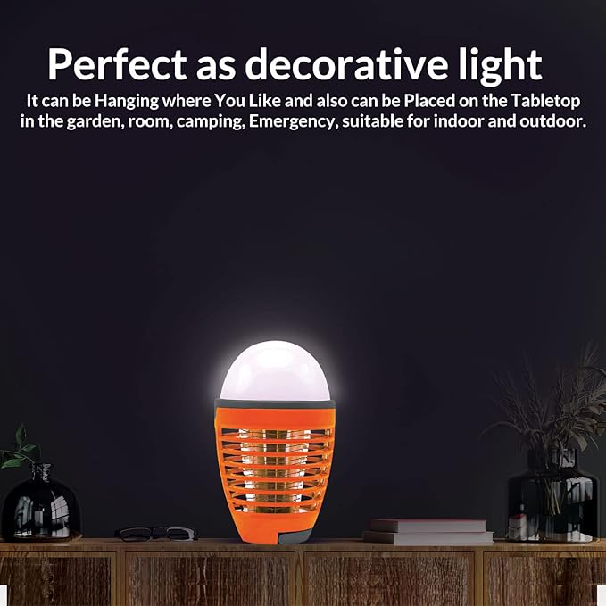 Himalayan Glow Camping Lantern, LED Night 360° of Brightness, Rechargeable Hiking Gear, Hanging Light-2 Count, (Pack of 2)