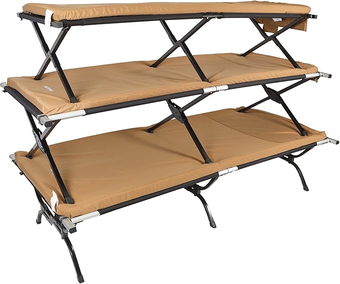 TETON Sports Canvas Camp Pad, Sleeping Pad for Car Camping, Brown