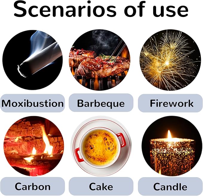 Cute Cartoon Animal Lighter Butane Refill, Pretty Aesthetic, Unique for Women Candles Gifts Camping BBQ (No Butane Fule) (26#)