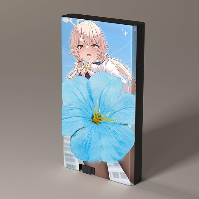Anime Girl Windproof Flame Adjustable Lighter,Cool,Jet Torch Flame Lighters,Butane Refillable Torch,BBQ Candles Camping (No Butane Fuel)