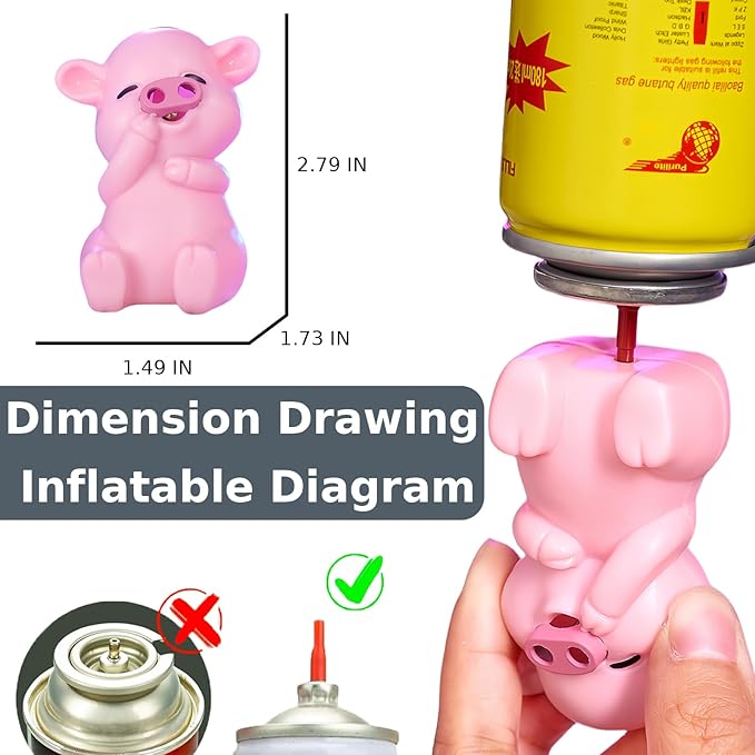 Cute Cartoon Animal Lighter Butane Refill, Pretty Aesthetic, Unique for Women Candles Gifts Camping BBQ (No Butane Fule) (25#)