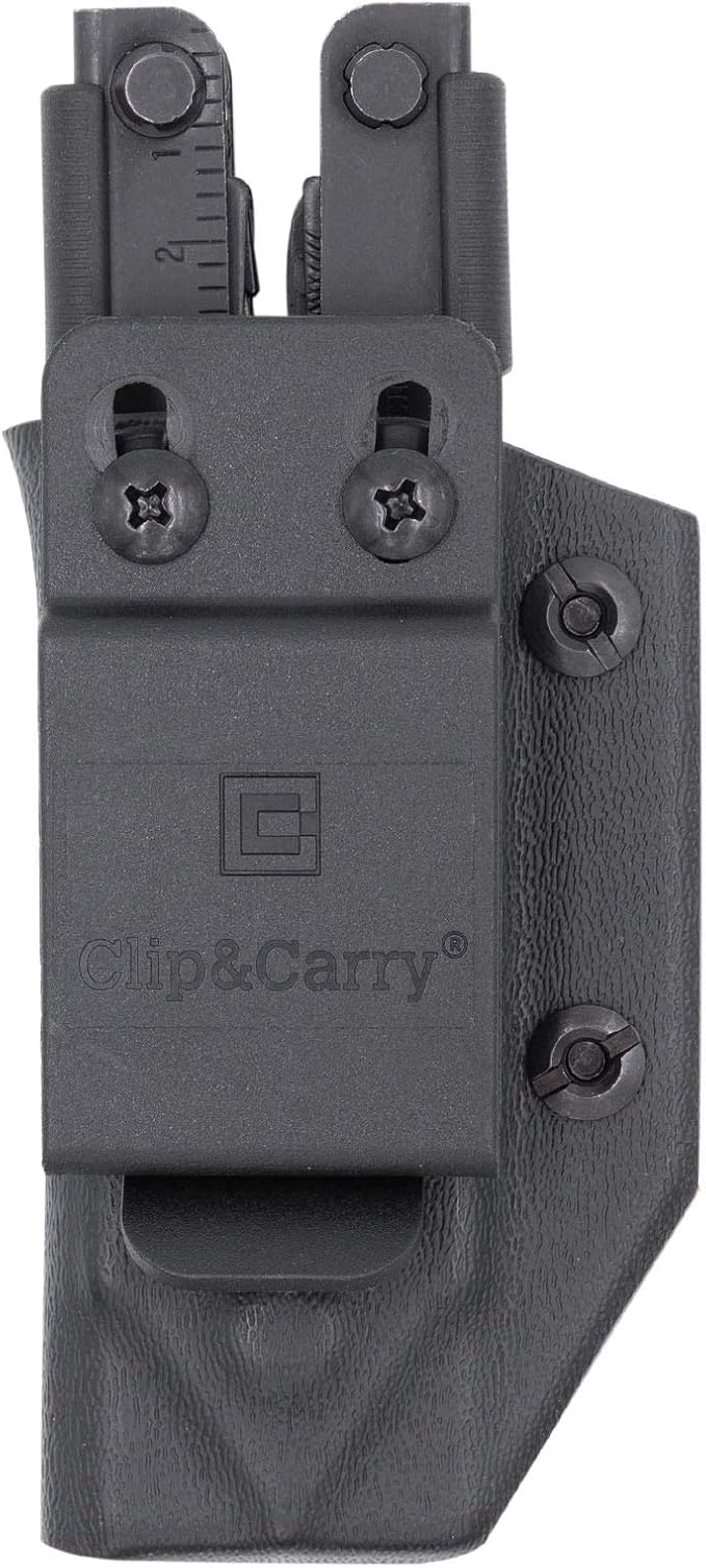 Clip & Carry Kydex Multitool Sheath for Gerber MP600 ~Fits bluntnose & needlenose Models~ Made in USA (Multi-Tool not Included) Multi Tool Holder Holster
