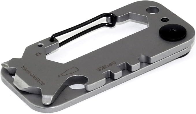 Multi Tool Key Chains EDC Kit Carabiner Clip,Tactical Stainless Steel Keychain Tool