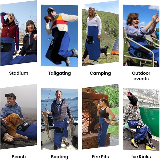 Mozy Wearable & Weatherproof Outdoor Blanket – Lower-Body Thermal Wrap for Superior Warmth