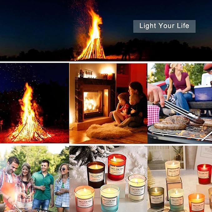 Brite Fire Torch Lighter, Bright Fire Torch Lighter, Solar Beam Torch - The Hottest Torch on Earth, Waterproof and Windproof for Kitchen,Camping Grill,Outdoor, Mens Gifts (Without Gas)