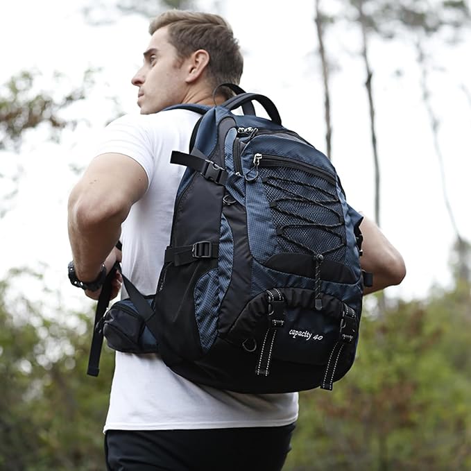 40L Hiking Backpack Waterproof Lightweight Daypack Travel Sports Camping Backpack for Men Women