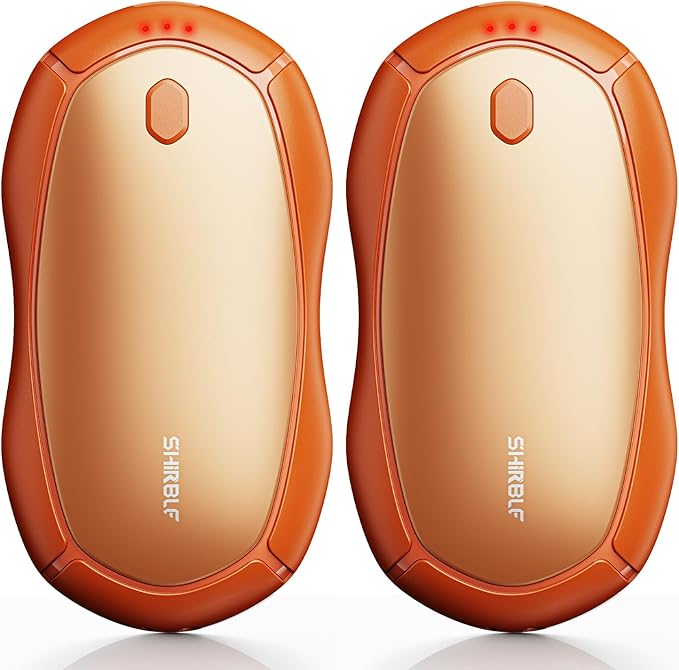Hand Warmers Rechargeable 2 Pack - 15Hrs Long Heating Rechargeable Heater, Reusable Handwarmers, Portable Pocket Electric Hand Warmer Use As Winter Warm Christmas Birthday Gift