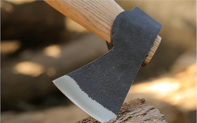 Custom Handmade High Carbon Steel Axe and Hatches Great for Camping Survival Outdoor Battle Axe Birthday Gift