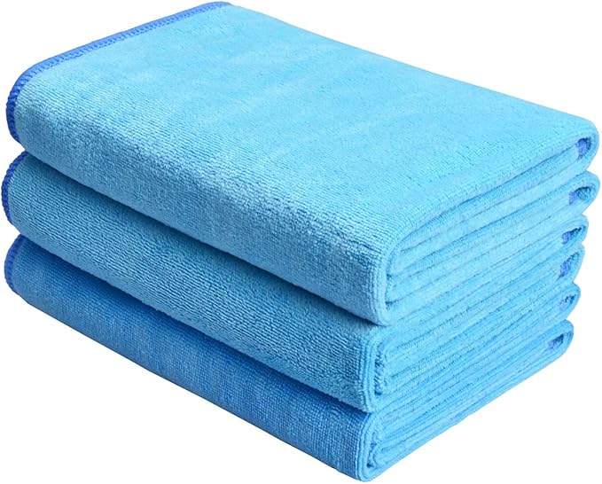 Gyms Towels for Men & Women Microfiber Exercise Fitness Home Absorbent Sweat Yoga Towels Sports Towels Soft Fast Drying 16inch x32inch 3-pack