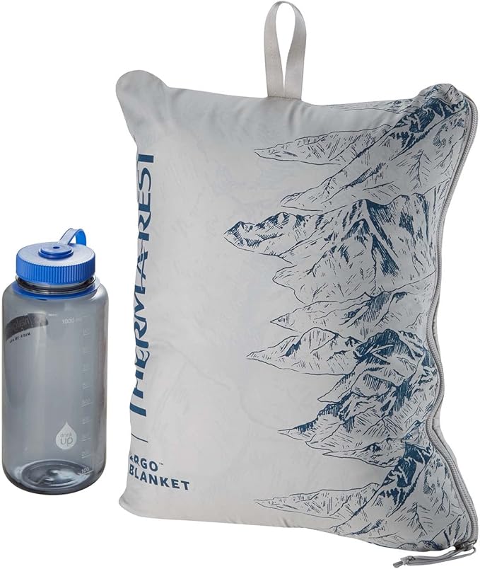 Therm-a-Rest Argo Insulated Camping and Backpacking Blanket, Valley View Print Full