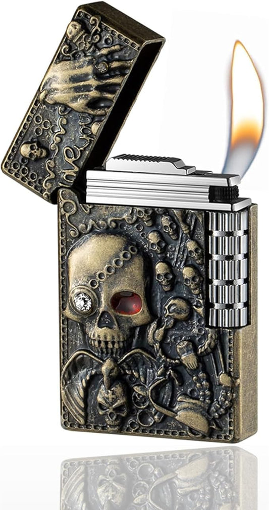 Cool Creative Design Butane Torch Lighters Refillable Novelty Lighter for Fireplace Candle Camping BBQ (Without Gas) (15)