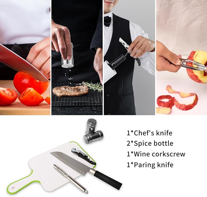 Camping Cooking Utensils Set - Camping Kitchen Equipment, Compact and Portable Camper Accessories, Perfect for Travel, Picnic, RV, Camping, BBQ, Party