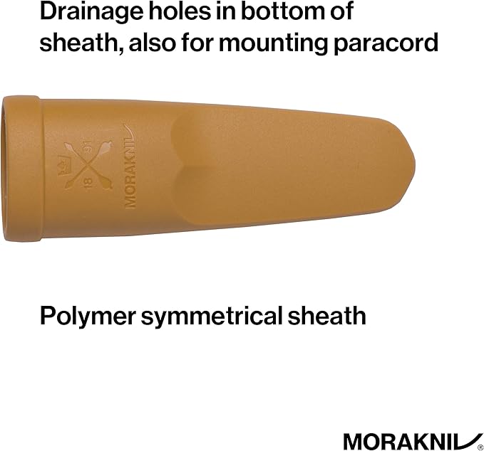 Morakniv Eldris Fixed-Blade Pocket-Sized Knife with Sandvik Stainless Steel Blade, Lanyard and Firestarter, 2.2-Inch
