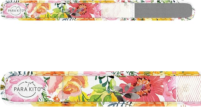 PARA'KITO Mosquito Insect & Bug Protection Wristband - Mosquito Stickers & Bug Spray Alternative - Summer Essentials, Beach Accessories, Hiking & Camping Essentials - Natural Essential Oils (Flowery)