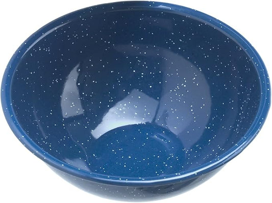 GSI Outdoors Blue Graniteware Mixing/Cereal Bowl, 6 Inch