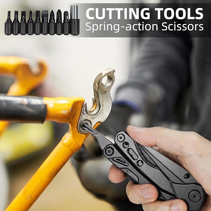 Multitool,21-in-1 Multitools Pliers with Nylon Sheath,Portable Multi Tool,Professional Stainless Steel Multi-Tool for Outdoor, Survival,Camping, Hiking,Simple Repair(21-in-1)