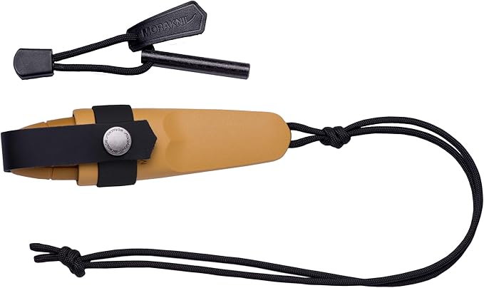 Morakniv Eldris Fixed-Blade Pocket-Sized Knife with Sandvik Stainless Steel Blade, Lanyard and Firestarter, 2.2-Inch