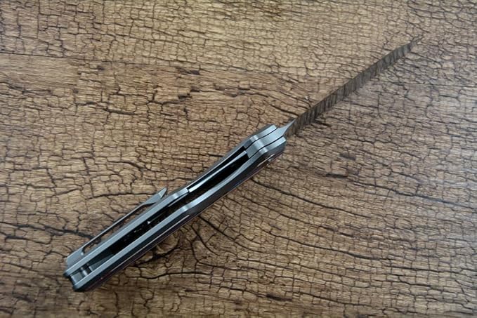 TWO SUN Folding Knife K110 Blade Colorful G10 Titanium Handle Hunting Outdoor TS436