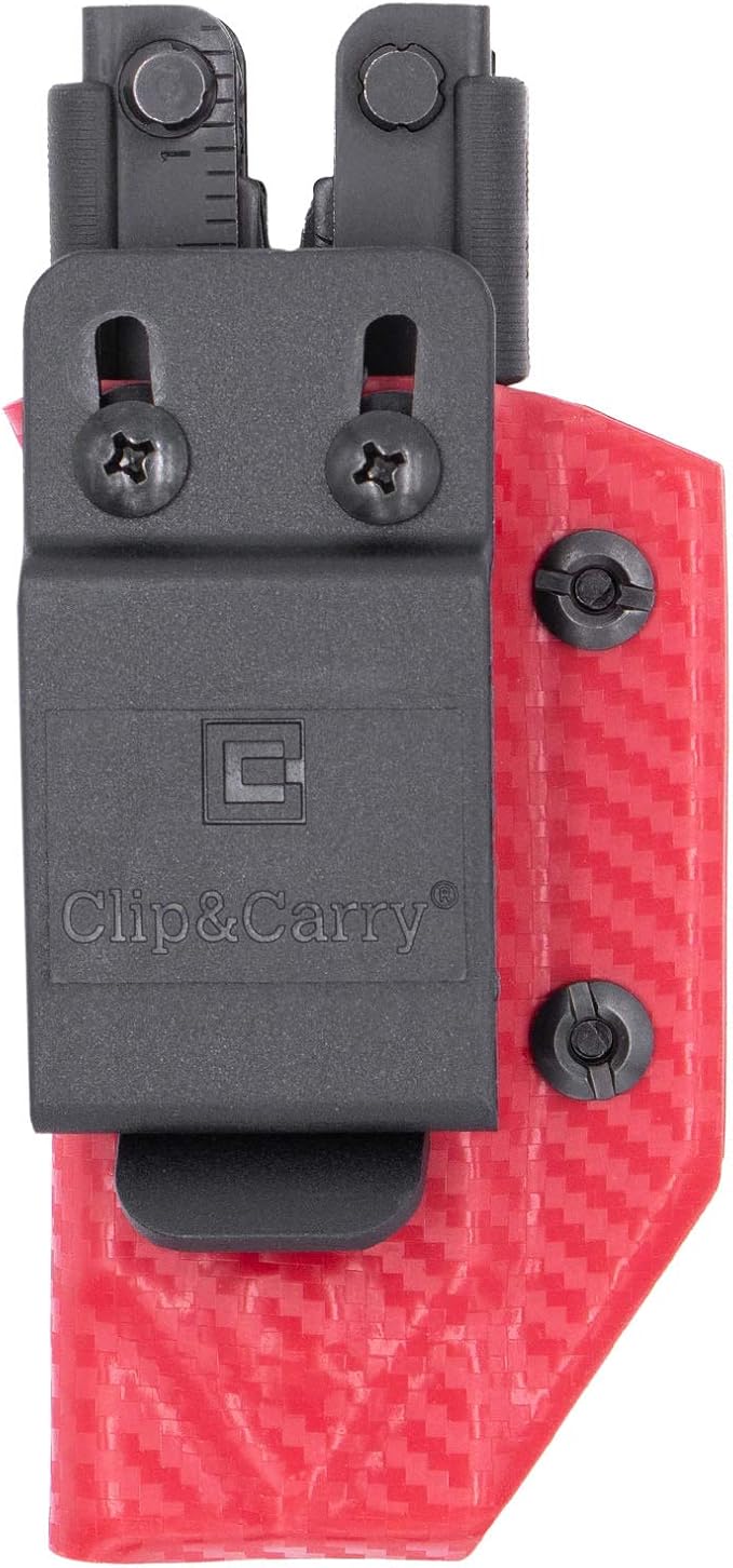 Clip & Carry Kydex Multitool Sheath for Gerber MP600 ~Fits bluntnose & needlenose Models~ Made in USA (Multi-Tool not Included) Multi Tool Holder Holster