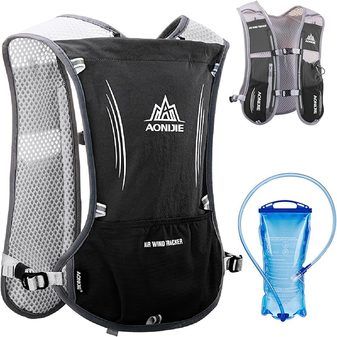 Azarxis Hydration Backpack Pack 5L 5.5L Running Vest for Women and Men Marathon Trail Race Jogging Cycling Hiking